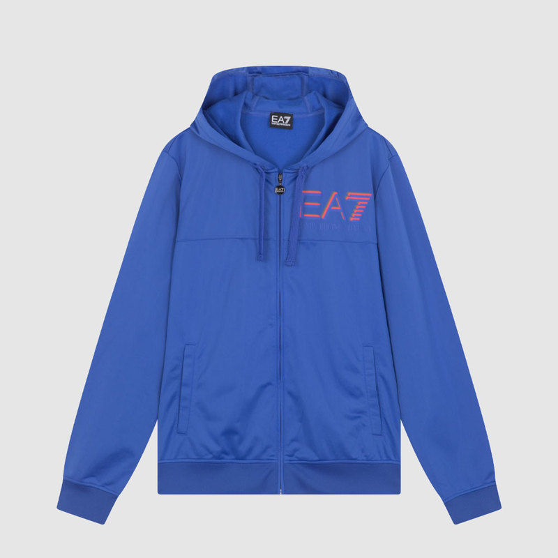 In-Stock Emporio Armani Armani Ea New Logo Men's Zip-Up Jacket Hoodie Sweatshirt