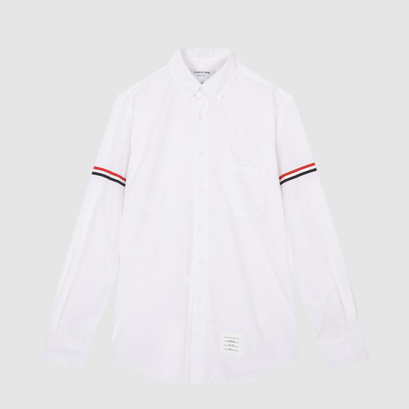 In-Stock Thom Browne Tb New Wang Xinling Same Style Men's Casual Long-Sleeve Shirt