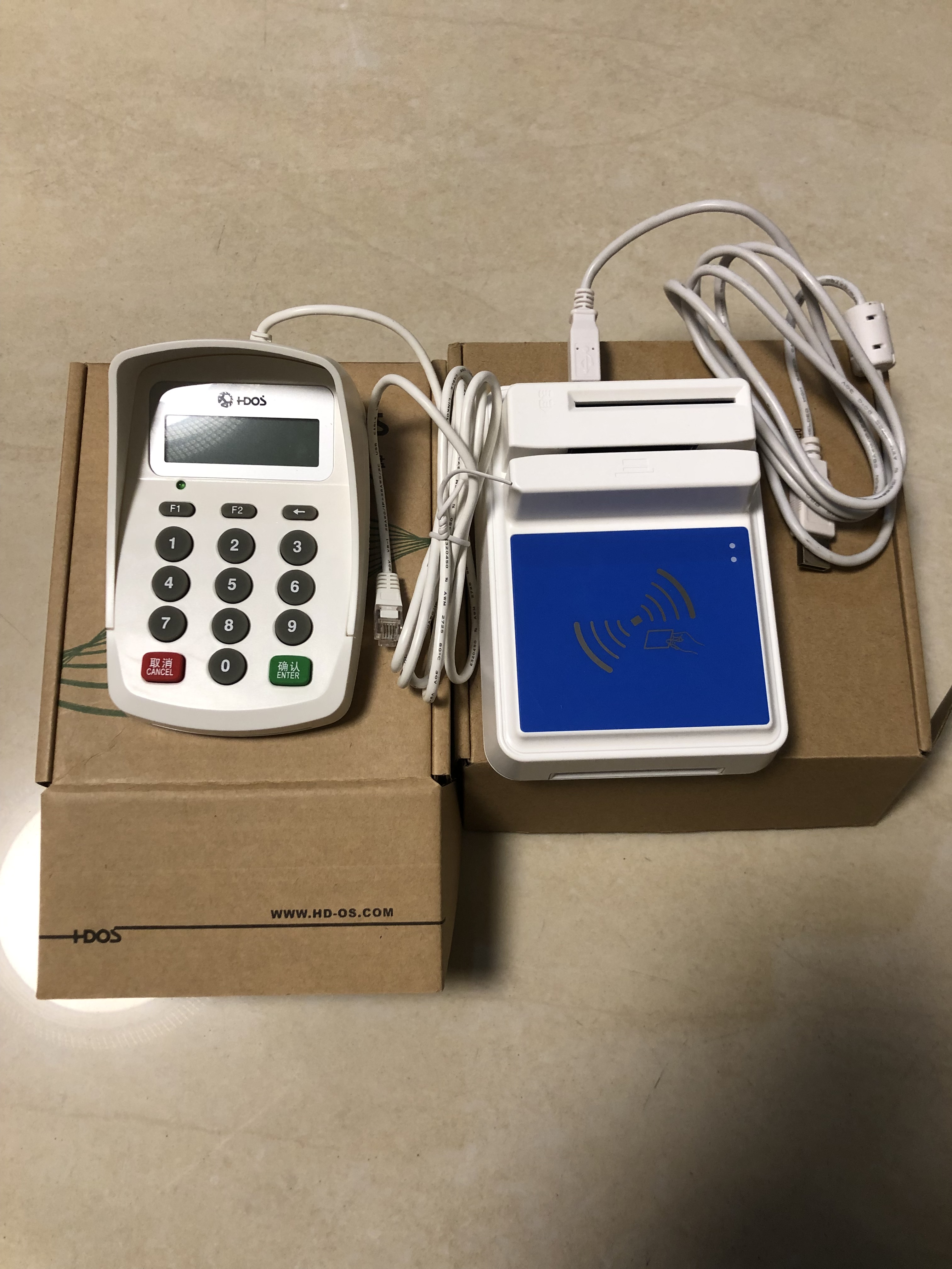 Hua Great HD-100 Social Security IC Card Reader Password Keyboard HD-550 Identity Card HD900 multifunction-Taobao