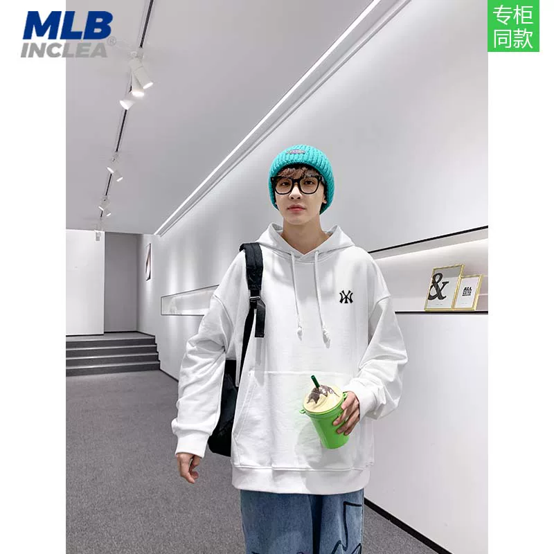MLB, толстовка-худи для мужчин и женщин, рубашка, куртка, Oversize