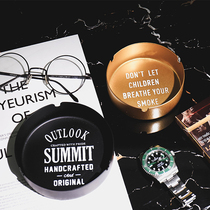 Nordic Ins Stainless Steel Ashtrays Home Living Room Tea Table High-end Minimalist Big Fashion Creative Personality Customised