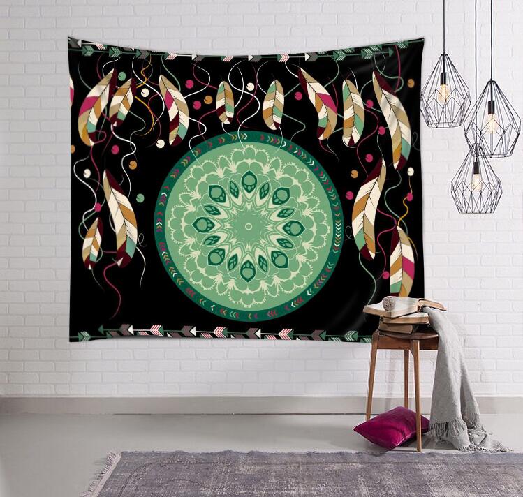 Bắc Âu ins Ba Tư hangcloth Tường nền vải trang trí đầu giường phòng khách tấm thảm tường chăn sofa khăn thảm treo tường bản đồ 