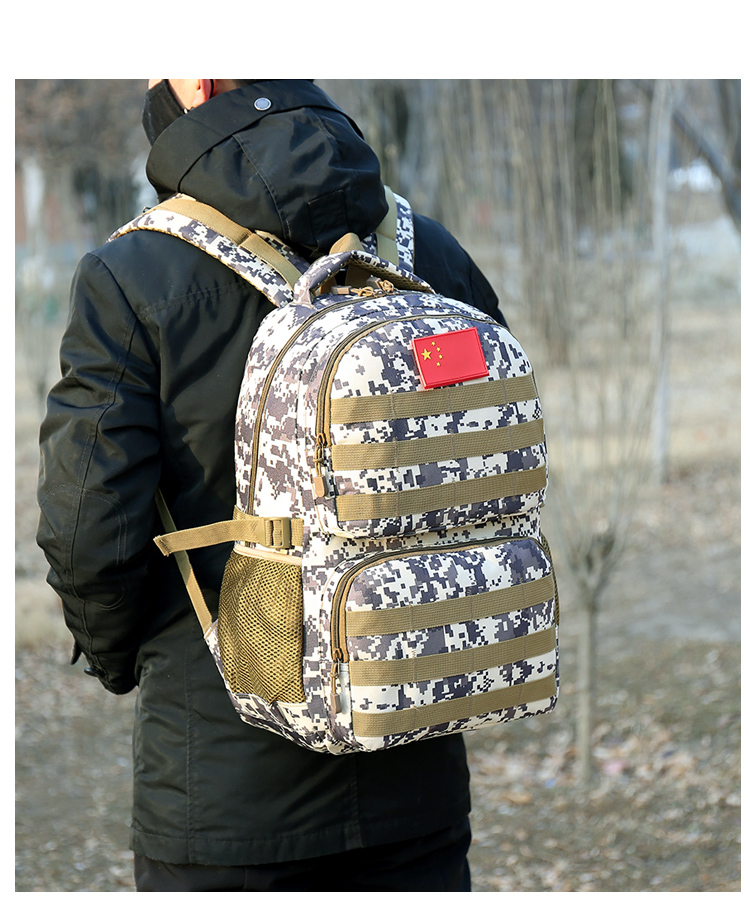 Ba lô Ba lô nam Jedi Survival Cấp 3 Schoolbag Học sinh trung học cơ sở Ngụy trang chiến thuật Cảnh sát đặc biệt Không thấm nước Huấn luyện quân sự Commando - Ba lô balo chống trộm