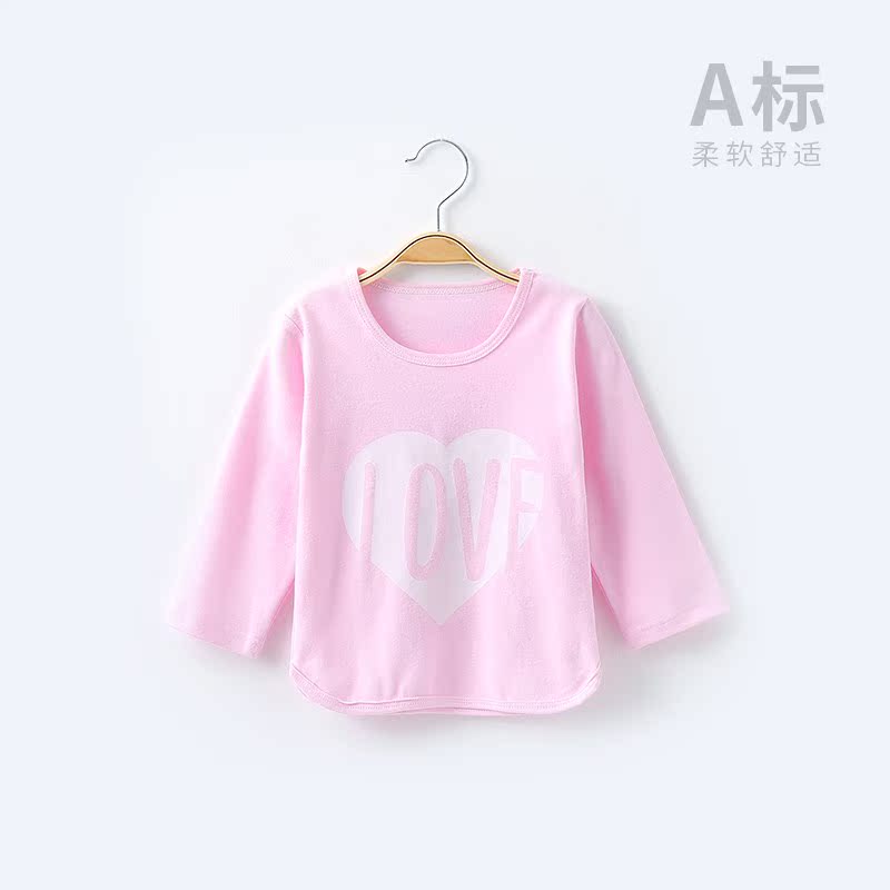 2018 mùa thu váy bé mới dài tay áo thun cotton boy phim hoạt hình thường bông bông siphone đáy mùa hè mỏng.