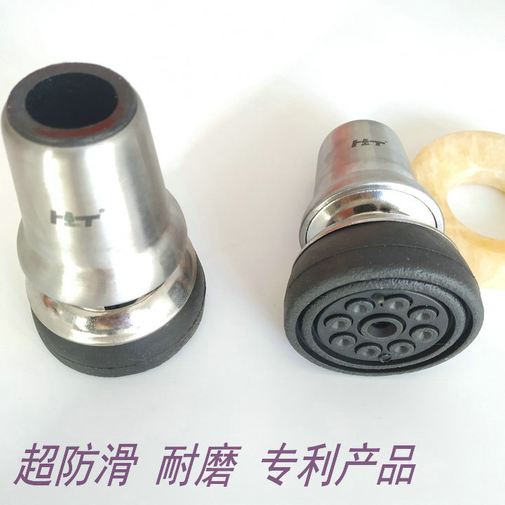 包邮360转动式防滑耐磨减震大号拐杖胶头脚垫拐头腋下拐杖配件