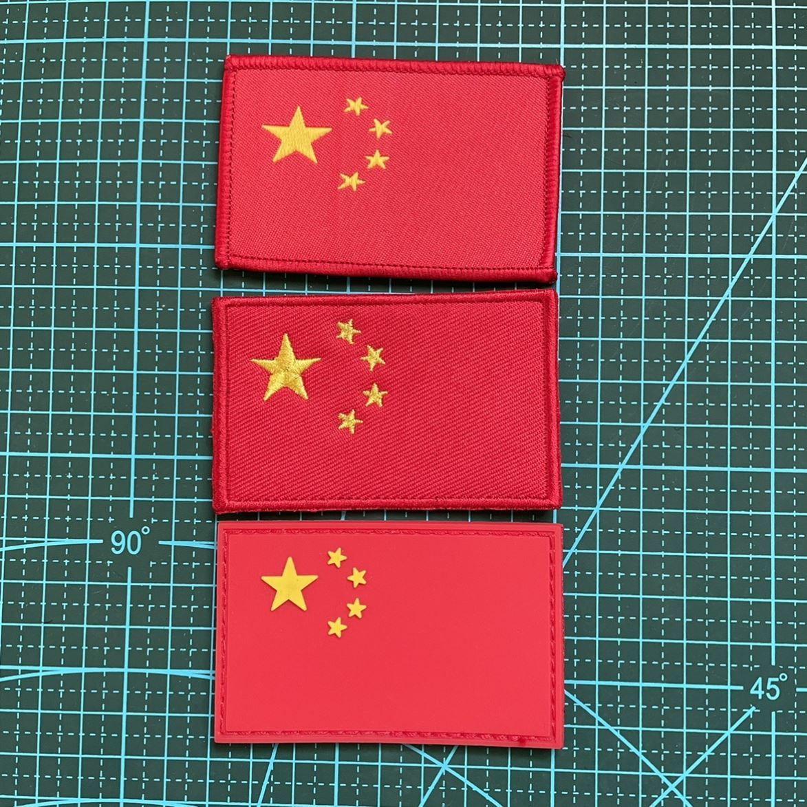 Chinese flag Velcro clothes stickers national flag arm stickers five-star red flag embroidery armbands backpack accessories stickers tactics
