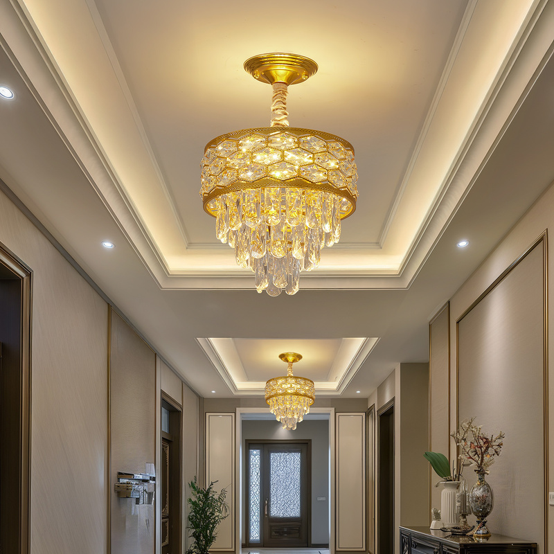 Simple Crystal Bedside Table Lamp, Crystal Lamp, Romantic European-Style Hotel Crystal Lamp, Wedding Decoration, ins Internet-Famous Lamp