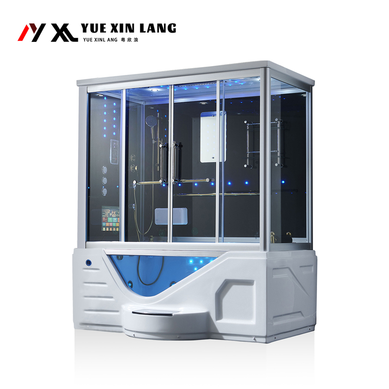 Luxurious Integrated Bathroom Single Steam Sauna Room Shower Room Bathtub Dual-Purpose Surfing Massage Bath Integrated