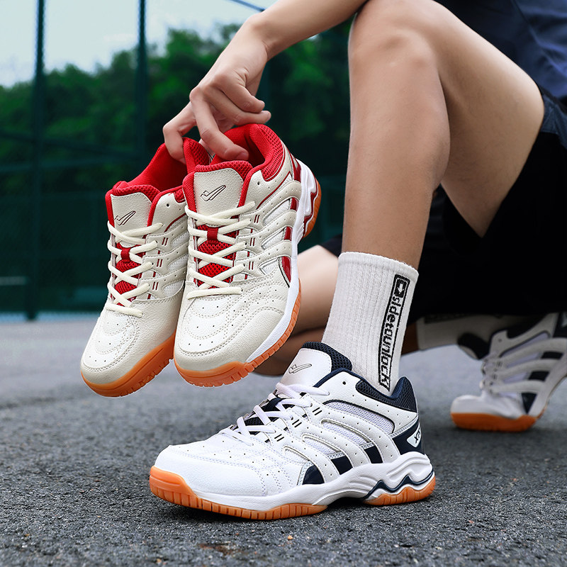 Professional Volleyball Shoes Men And Women Competition Training Shoes Non-slip Breathable Ball Special Badminton Tennis Shoes Big Code 47 Yards-Taobao