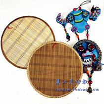 New round bamboo kindergarten handmade material Vintage embroidery diy background board hanging charm charm