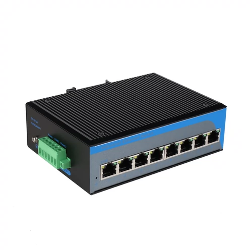 AOPRE O -BAI Industrial -Crade Switch 8 сотен Machine Ethernet Din Din Dine Direction DC12V24V48V Lightning Exchange Dust -Промышленное управление выключателем T608F