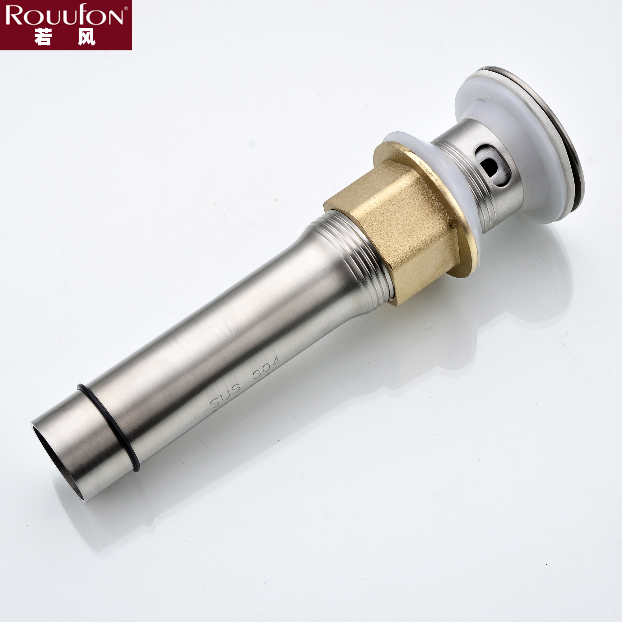 SUS304 stainless steel sink basin washbasin water remover Flap type sink accessories Bouncing with basket