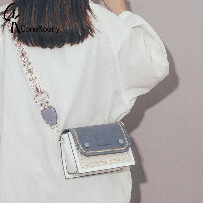 France's flagship leather bag 2022 new tide - band broadband slash carry high - sense pie shoulder bag