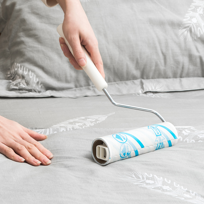 Japanese Clothes Mucus Wool HOUSEHOLD DRUM Hair Deaper Hair Cleaner to Cat Hair Cleaner replace the roll of paper 16cm-Taobao