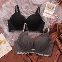 Baby cotton lingerie womens small breasts gathered in 2021 new exploits thickened bra flat breast special upper to not empty cup