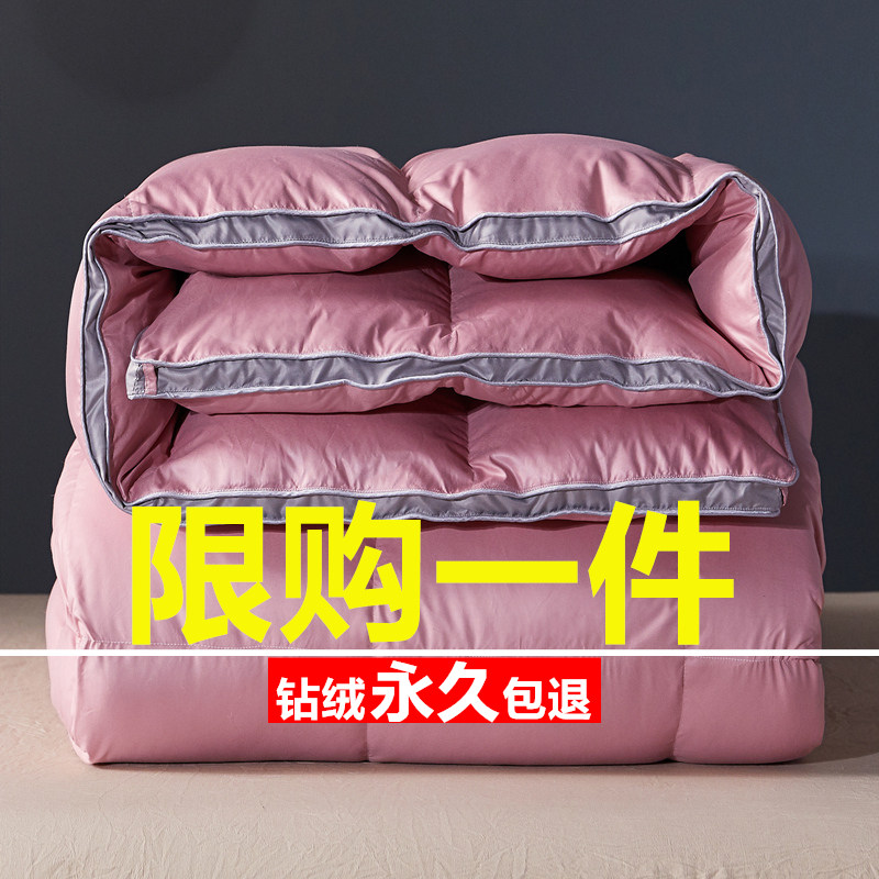 Hilton down by 95 white goose down winter Thickened Winter Spring Autumn Quilt Single Double Student Quilt Core White Duck Suede