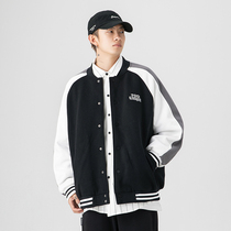 Baseball suit jacket mens trend brand loose ins stitching hit erotic couple spring and autumn tops handsome mens jackets