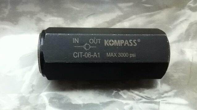 KKOMPASS STOP CHECK VALVE CIT-03-A2 CIT-03-A2 CIT-06-A1 CIT-06-A1 A2 A2 OF TAIWAN COMPAI DYNASTY