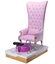 European-style crown high-back chair classical manicure sofa Nordic auditorium chair SPA hand and foot care stool can be exported
