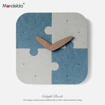 Mandelda American light extravaganza NORDIC HANGING CLOCK LIVING ROOM MODERN MINIMALIST CLOCK HANGING WALL PERSONALITY CREATIVE ART