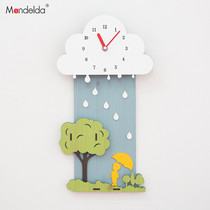  mandelda watch decoration wall clock living room modern personality creative fashion silent clock childrens bedroom table wall