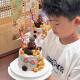 Children's Day Cake Decorations Internet Celebrity Natasha Little Black Doll Figurine 61St Birthday Boy Girl Holiday Dessert Decoration