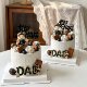 2026 Happy Father's Day Cake Decoration Insert Acrylic Sofa Dad Acrylic Cake Decoration Insert
