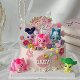 Internet-Famous Cute and Adorable Cake Decorations, Cute Cartoon Elf Figurines, Girl's Birthday Dress-Up Baking Toppers