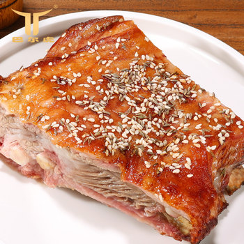 Grilled Lamb Chops, Ready-To-Eat, Hand-Shredded Grilled Lamb, a Specialty of Inner Mongolia, Fresh Cooked Food, Vacuum-Packed, Ready to Eat after Heating