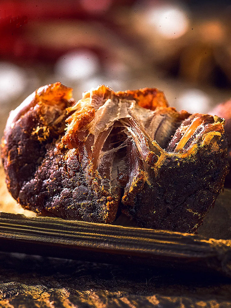 Bahrhu Lamb Jerky Is an Authentic Inner Mongolia Specialty, Hand-Shredded Lamb Jerky, Fresh and Ready-To-Eat Vacuum-Packed Snack