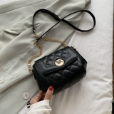 Небольшая сумка, сумка через плечо, модная сумка на одно плечо, универсальная цепь, коллекция 2021, популярно в интернете, на цепочке