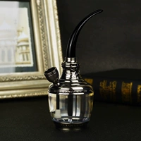 Платформа черная кожаная трубка (измельченный дым/густой дым/мелкие сигареты.