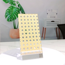 Factory custom-made rattan laminated art glass suitable for shower room flat door sliding door screen background wall