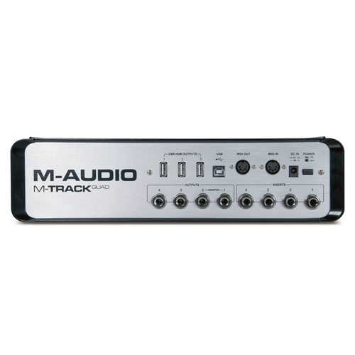 M-Audio M-Track Quad Recording Town 4 In-4 Entertainment Interface Professional Archives Sound Voice Card