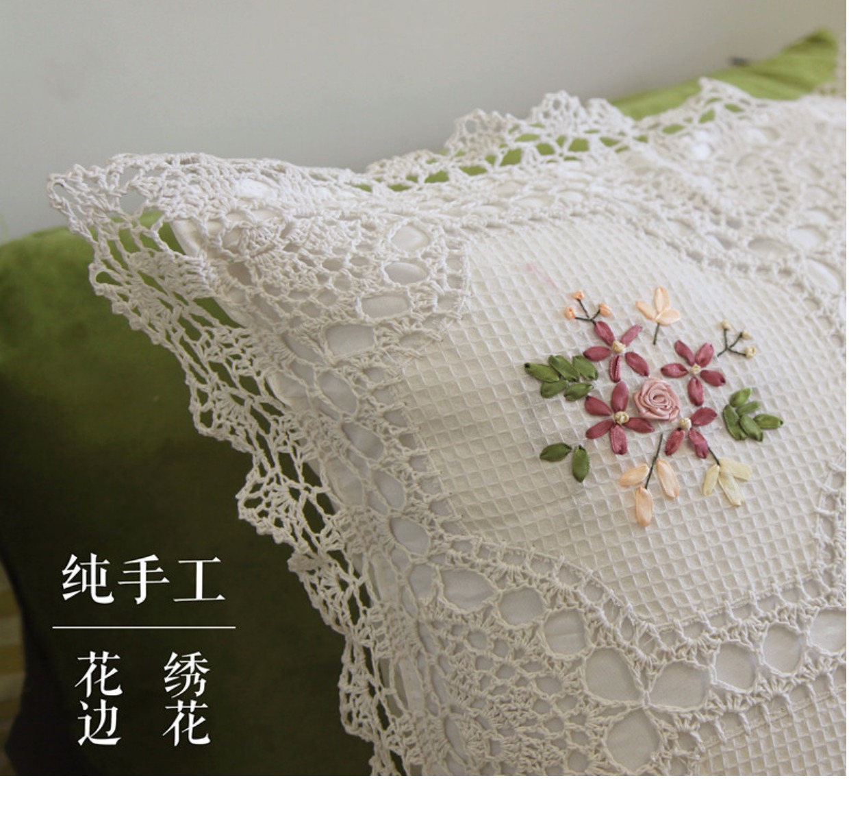 Gối không lõi Square 50 * 50 Gối gối thêu giải phóng mặt bằng thương mại nước ngoài vòng ghế đệm vải đệm lót ghế tựa lưng