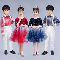 June 1 childrens chorus costumes performance costumes kindergarten dance costumes boys and girls primary and secondary school students poetry recitation performance costumes