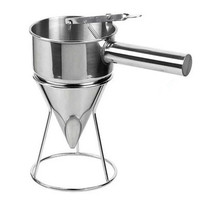 Stainless steel octopus funnel small ball tool tapered funnel to make cream cake tip funnel to send shelf