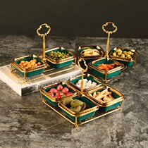 Luxury Fruits Pan Watermelon Fruit Cuts Tea Dot Trays Delicate Hotel Special V Upscale Uncut Fruit Dish