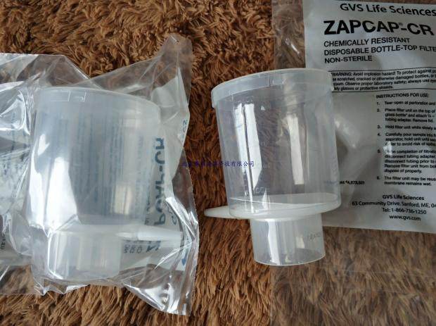 美国GVS 大体积瓶口过滤器ZapCap-CR尼龙0.45um 10443423带预过滤