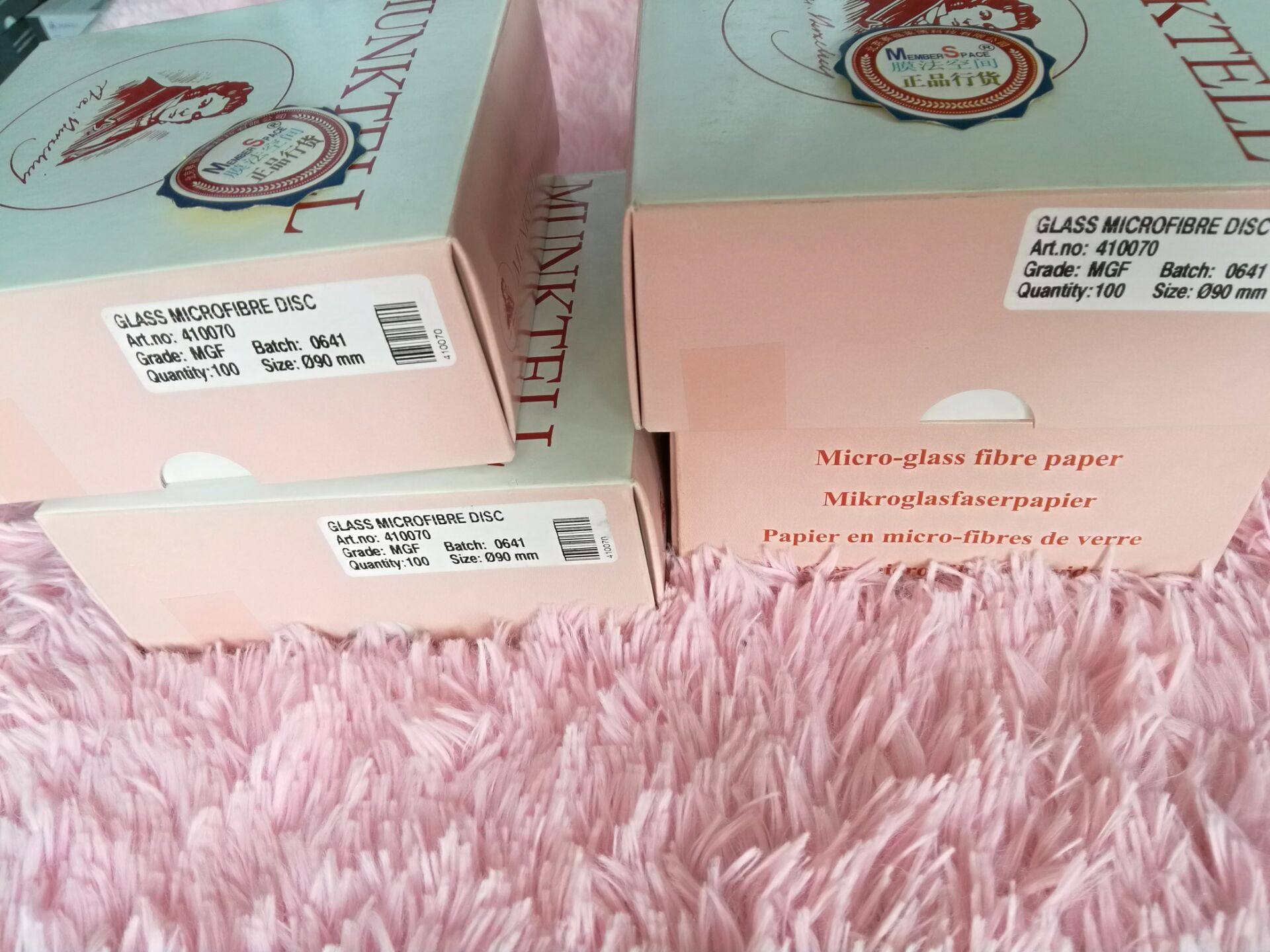 25mm瑞典Munktell 玻璃纤维滤膜MGF 等同于Whatman GF/F 1825-025