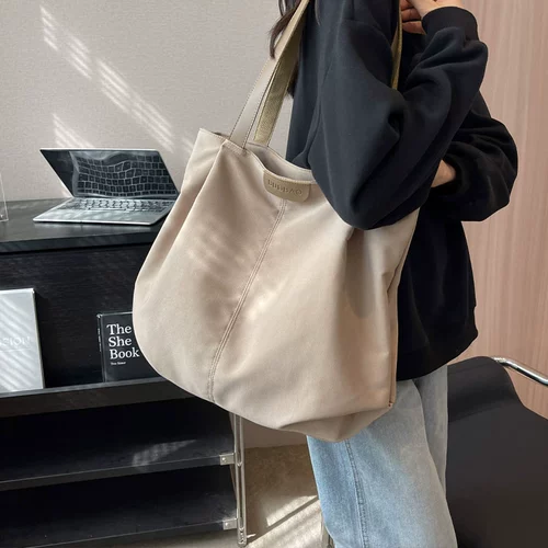 Вместительная и большая сумка через плечо, сумка на одно плечо, шоппер, городской стиль