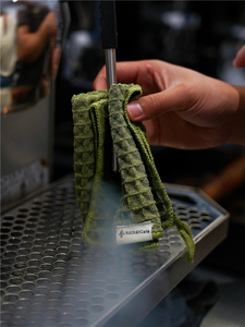 Waffle Lint-Free Water Absorption Cleaning Cloth Coffee
