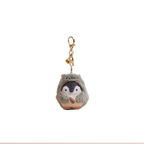 Милый плюшевый кролик, кукла, украшение на сумку, аксессуар на рюкзак, брелок, пингвин