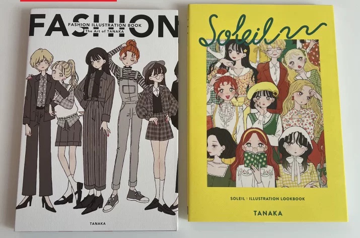 Tanaka Soleil Fashion Illustration Book Fashion Illustration Collection (Two Volumes)