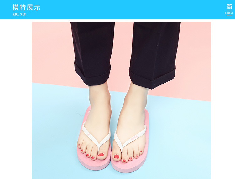 Cặp vợ chồng mới mô hình Hàn Quốc phiên bản của flip-flops phụ nữ thời trang mang dép nam giới và phụ nữ mùa hè clip chân trượt dép bãi biển phẳng