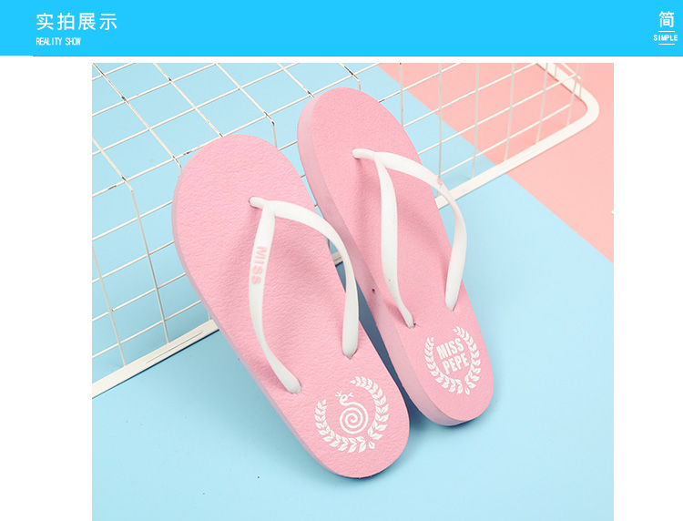 Cặp vợ chồng mới mô hình Hàn Quốc phiên bản của flip-flops phụ nữ thời trang mang dép nam giới và phụ nữ mùa hè clip chân trượt dép bãi biển phẳng