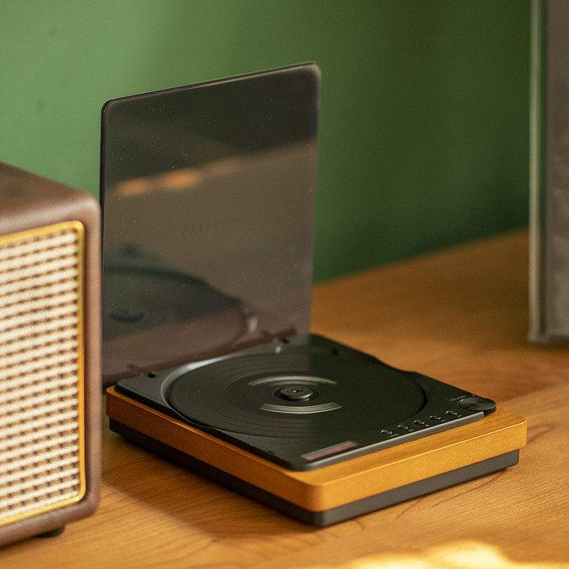 Syitren Sytarin Hair Burning Class CD Machine Retro Home Portable CD Player Bluetooth Albums and Listen