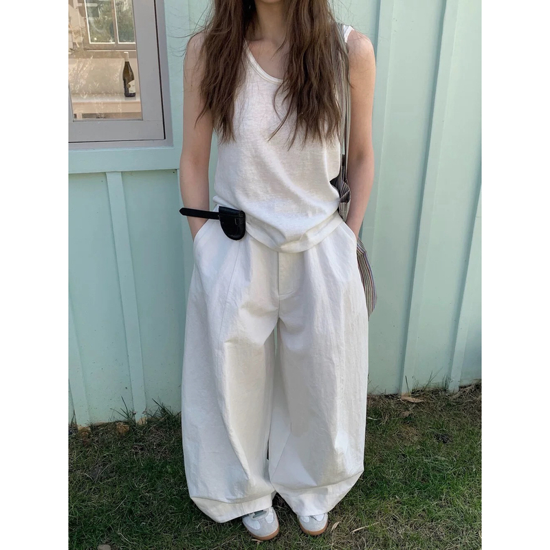 3.6/“Tiancai Companion” Spring/Summer Versatile Sweetheart Neckline Elderly Daily Wear Relaxed Loose Vest