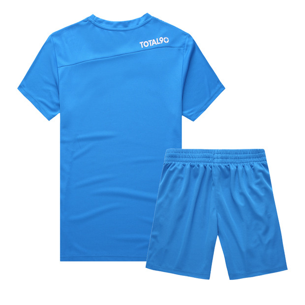 Bộ đồ thể thao nam mùa hè chạy bộ đào tạo cầu lông bóng đá mặc quần short ngắn tay thoáng khí kích thước lớn mồ hôi thể dục - Thể thao sau bộ thể thao adidas nữ thu đông