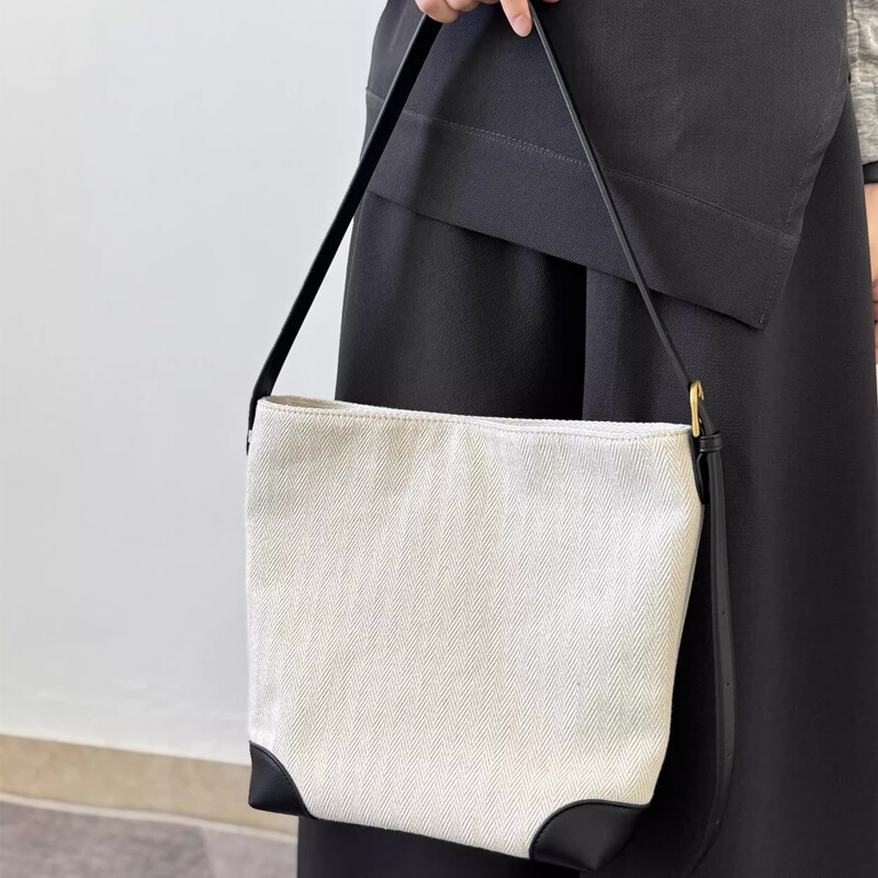 Highly Recommended~ Company Order, Price Per Piece 328, Canvas Casual Style Single-Shoulder Tote Bag, Large Capacity Women's Bag, Crossbody Bucket Bag